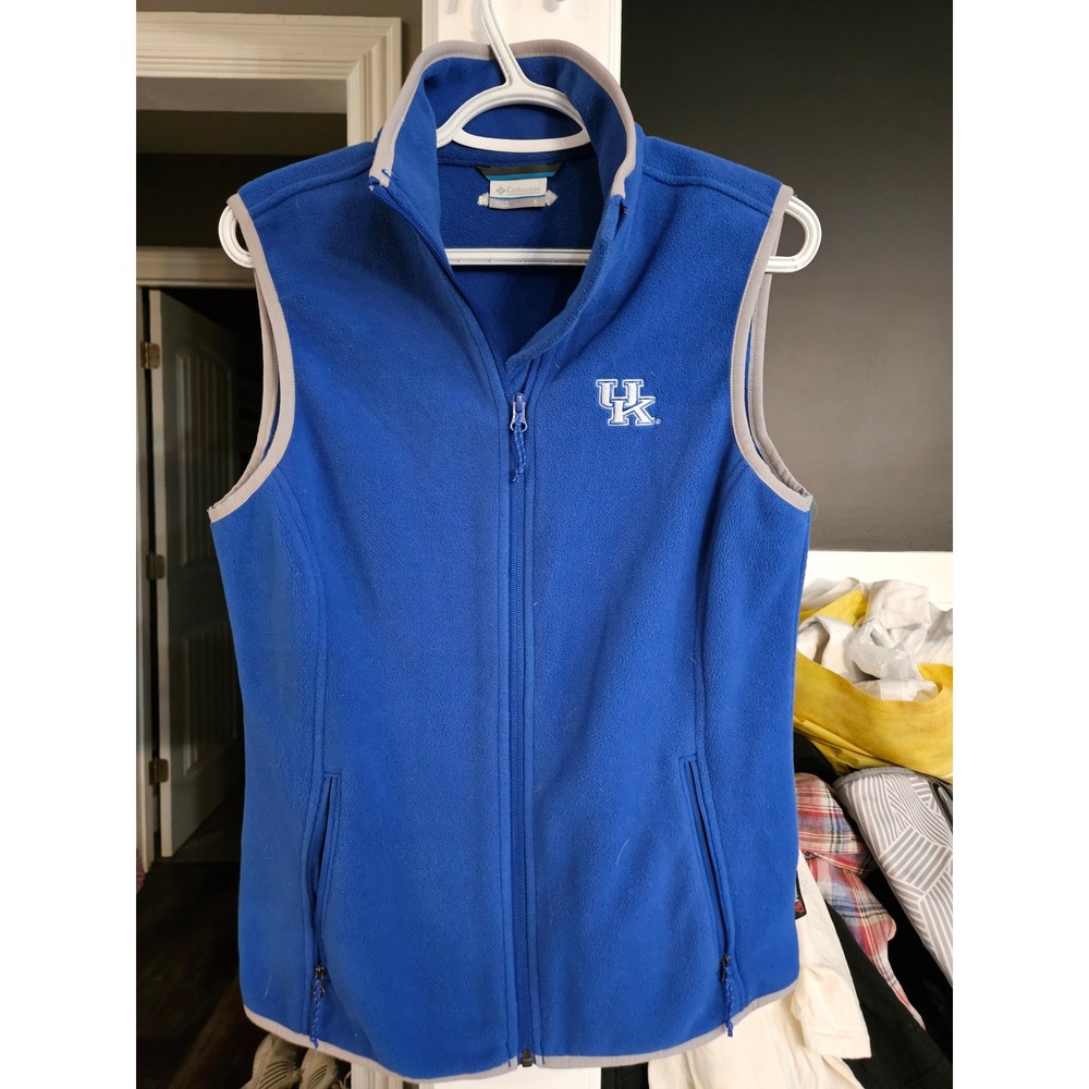 Columbia University of Kentucky Wildcats Vest Womens S Fleece Blue